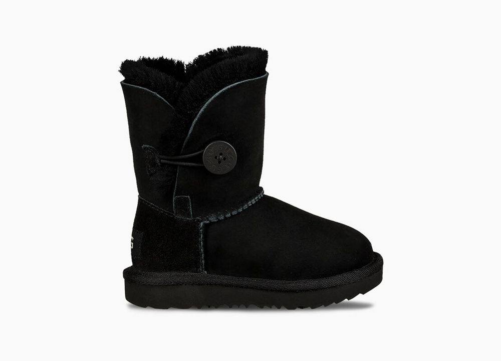 Ugg Classic-Boot Toddlers - Ugg Bailey Button Ii Black - 361FXCKSZ